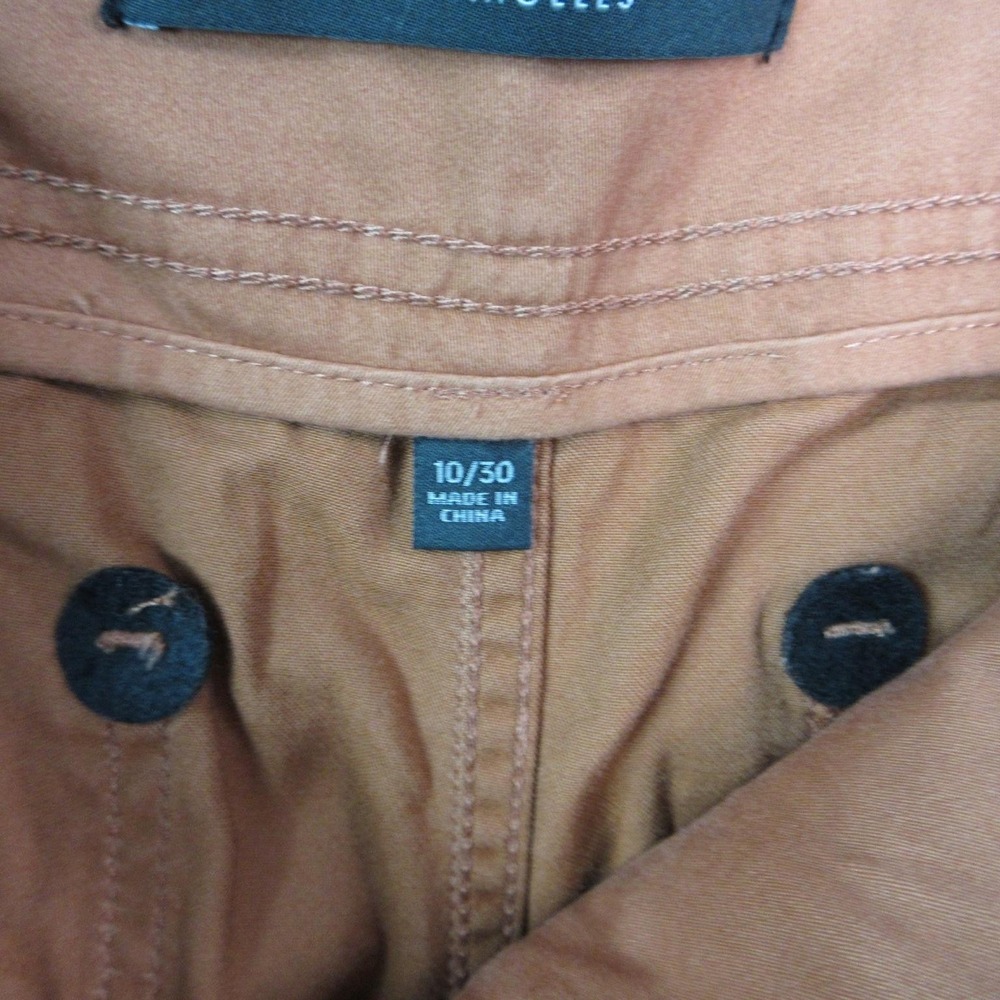 Liverpool Pants Womens 10 Orange Chino Wide Leg Relaxed Pockets 31x27.5* NWT - Picture 12 of 16